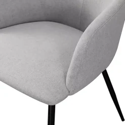 Hot Kirklands Home Lily Upholstered Dining Chairs, Set of 2 Gray