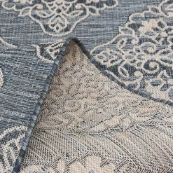 Online Kirklands Home Medallion Devora Indoor/Outdoor Area Rug, 7x9 Gray