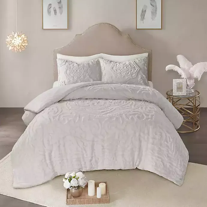 Kirklands Home Medallion Full/Queen 3-pc. Comforter Set Gray