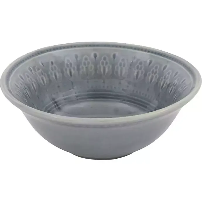 Hot Kirklands Home Medallion 16-pc. Ceramic Dinnerware Set Gray