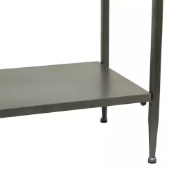 Clearance Kirklands Home Gray Metal and Wood Console Table