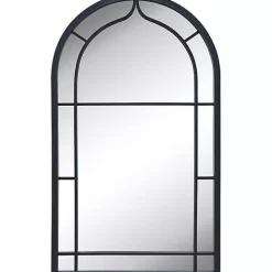 Hot Kirklands Home Gray Metal Arched Mirror