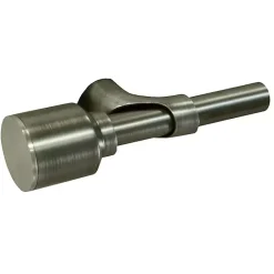 Kirklands Home Gray Metal Blackout Finial Curtain Rod, 36 in.