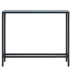 Best Kirklands Home Metal Mirrored Top Slim Console Table Gray