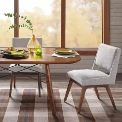 Discount Kirklands Home Mid-Century Modern Dining Chairs, Set of 2 Gray