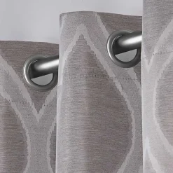 Outlet Kirklands Home Monte Curtain Panel Set, 108 in. Gray