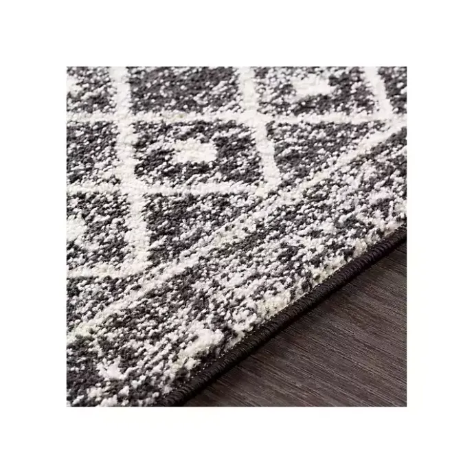 Outlet Kirklands Home Gray Moroccan Pattern Square Area Rug, 6 ft.
