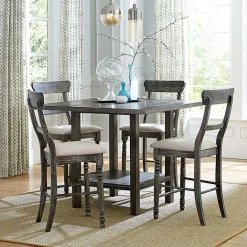 Outlet Kirklands Home Muse Counter Chairs, Set of 2 Gray