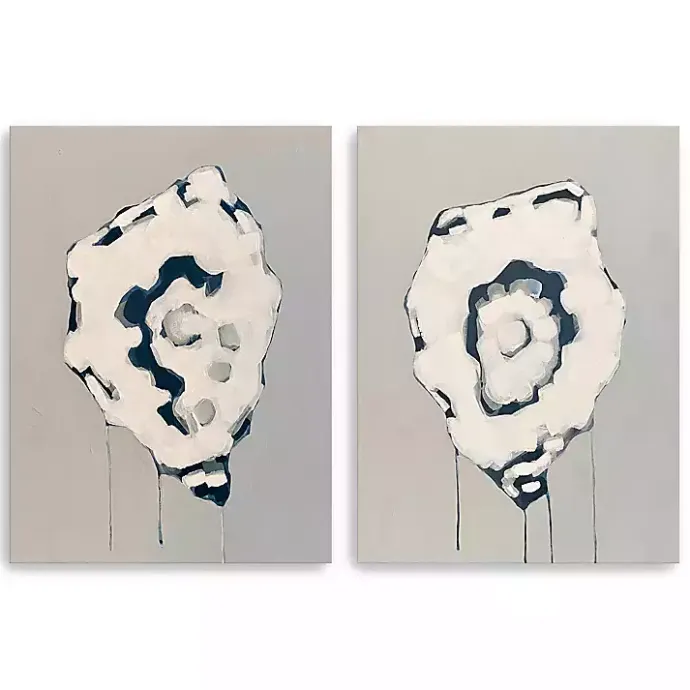 Hot Kirklands Home Gray Oysters Canvas Art Prints, Set of 2