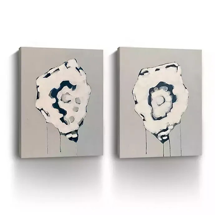 Hot Kirklands Home Gray Oysters Canvas Art Prints, Set of 2