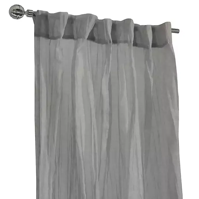 Clearance Kirklands Home Paloma Curtain Panel, 84 in. Gray