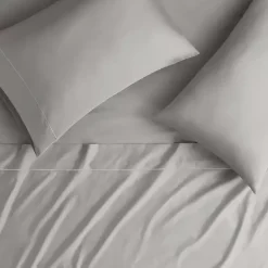 Best Kirklands Home Pima Cotton Sateen 4-pc. King Sheet Set Gray