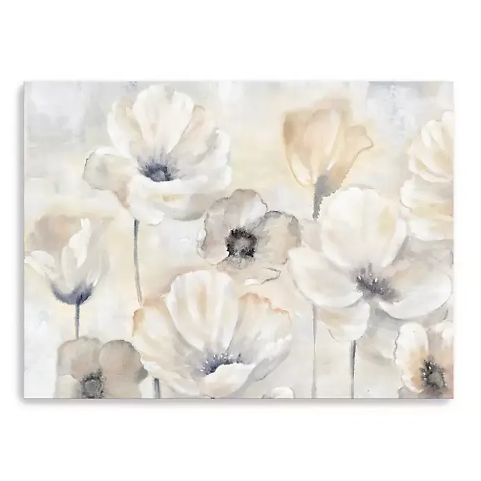 Best Kirklands Home Poppy Garden Landscape Canvas Art Print Gray