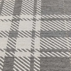 Clearance Kirklands Home Priya Plaid Indoor/Outdoor Area Rug, 5x7 Gray