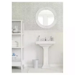 Hot Kirklands Home Provincial Tiles Peel & Stick Wallpaper Gray