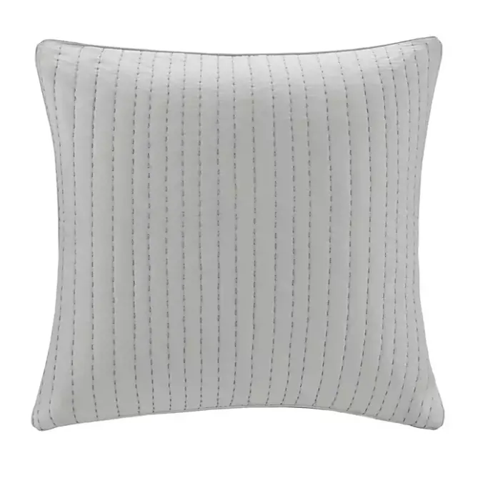 Discount Kirklands Home Quilted Euro Sham Gray