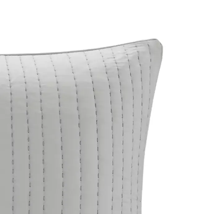 Discount Kirklands Home Quilted Euro Sham Gray