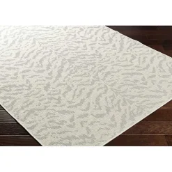 Kirklands Home Gray Ravello Outdoor Rug, 5x7