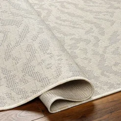 Kirklands Home Gray Ravello Outdoor Rug, 6x9