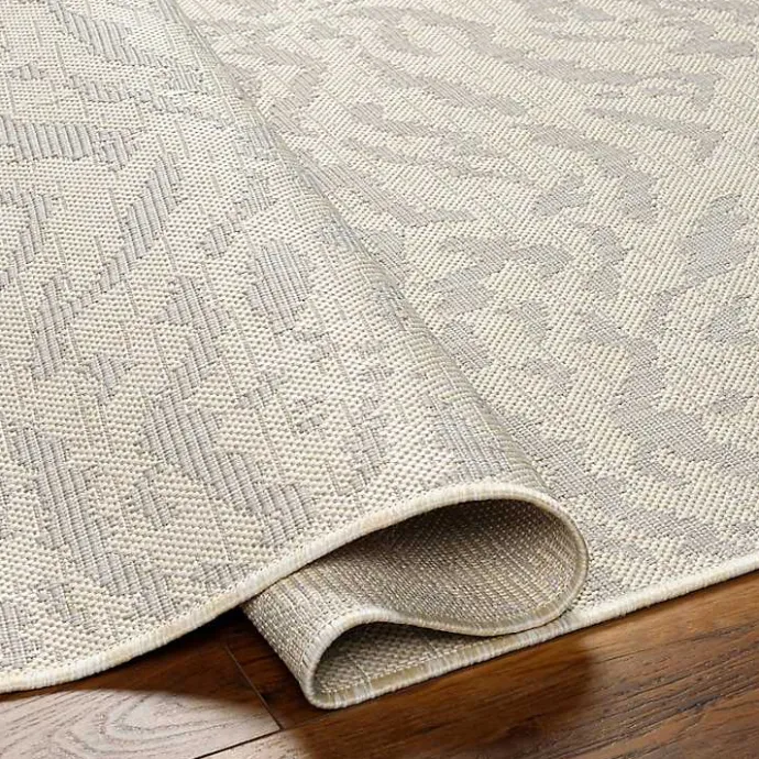 Discount Kirklands Home Gray Ravello Outdoor Rug, 7x10