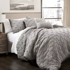 Clearance Kirklands Home Ravello 5-pc. Full/Queen Comforter Set Gray