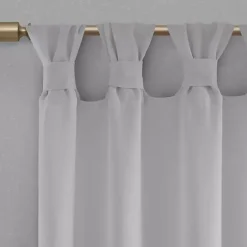 Sale Kirklands Home Gray Rosette Tab Top Curtain Panel, 84 in. Grayr