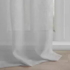 Sale Kirklands Home Gray Rosette Tab Top Curtain Panel, 84 in. Grayr