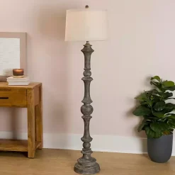 Clearance Kirklands Home Savannah Floor Lamp Gray