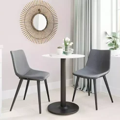 Sale Kirklands Home Scooped Daniel Dining Chairs, Set of 2 Gray