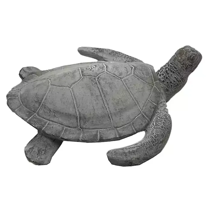 New Kirklands Home Sea Turtle Outdoor Statue Gray