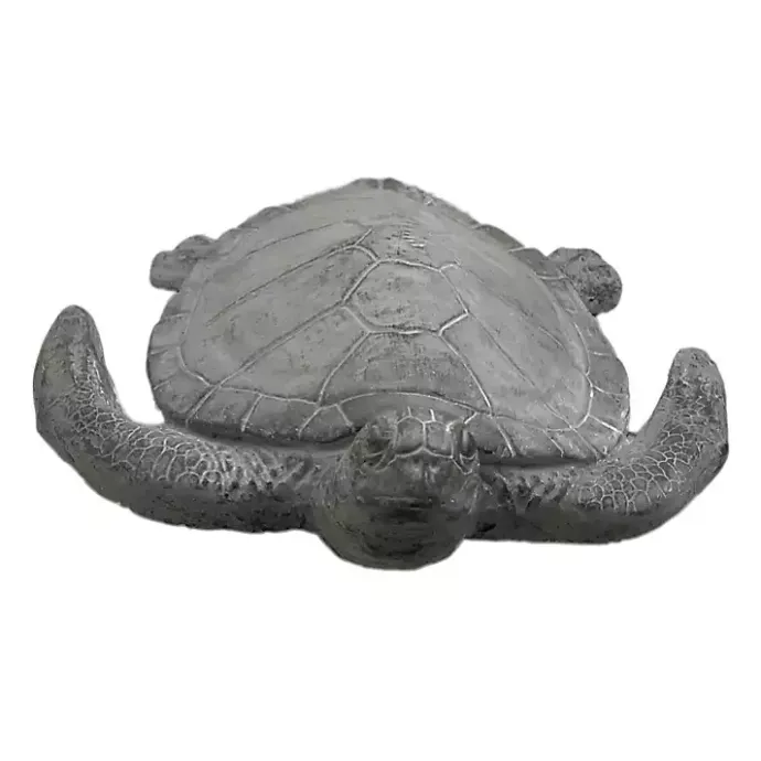 New Kirklands Home Sea Turtle Outdoor Statue Gray