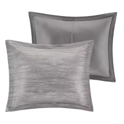 Sale Kirklands Home Gray Seersucker 7-pc. King Comforter Set