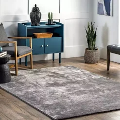 Best Kirklands Home Shag Washable Area Rug, 5x8 Gray
