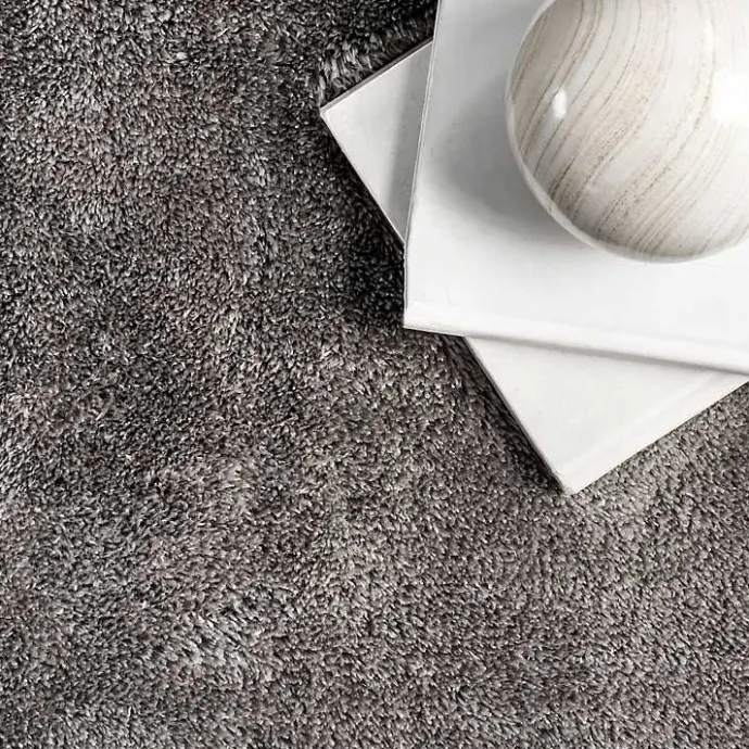 Best Kirklands Home Shag Washable Area Rug, 5x8 Gray
