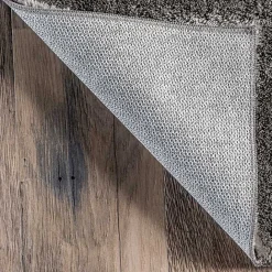 New Kirklands Home Shag Washable Area Rug, 6x9 Gray