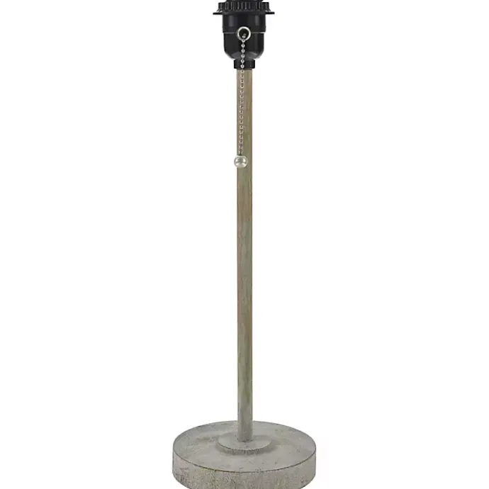 New Kirklands Home Sirocco Table Lamp with Rattan Shade Gray