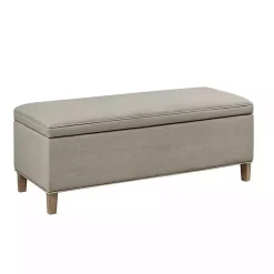 Clearance Kirklands Home Soft-Close Storage Bench Gray
