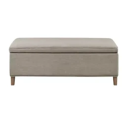 Clearance Kirklands Home Soft-Close Storage Bench Gray