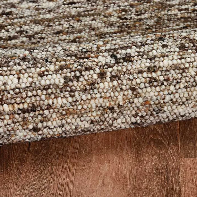 Hot Kirklands Home Speckled Woven Wool and Jute Area Rug, 7x10 Gray