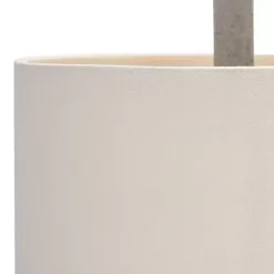 Kirklands Home Gray Stacked Blocks Table Lamp Ivory