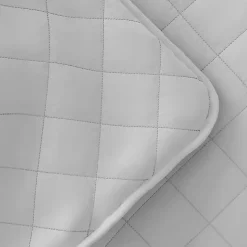 Outlet Kirklands Home Stitched Diamond 2-pc. Twin Quilt Set Gray