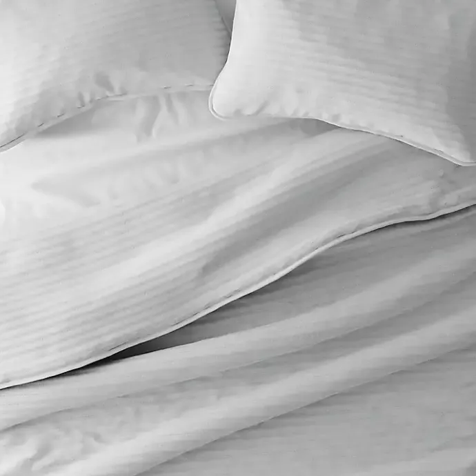 Kirklands Home Stitched Stripes 3-pc. King Quilt Set Gray