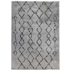 Discount Kirklands Home Striped Diamond Area Rug, 5x8 Gray