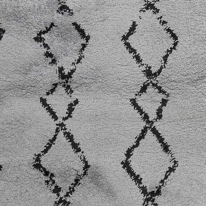 Discount Kirklands Home Striped Diamond Area Rug, 5x8 Gray
