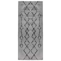 Online Kirklands Home Striped Diamond Runner Gray