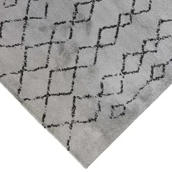 Online Kirklands Home Striped Diamond Runner Gray