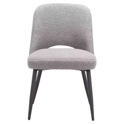 Best Kirklands Home Teddy Upholstered Dining Chairs, Set of 2 Gray