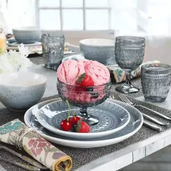 Online Kirklands Home Tessa 16-pc. Dinnerware Set Gray