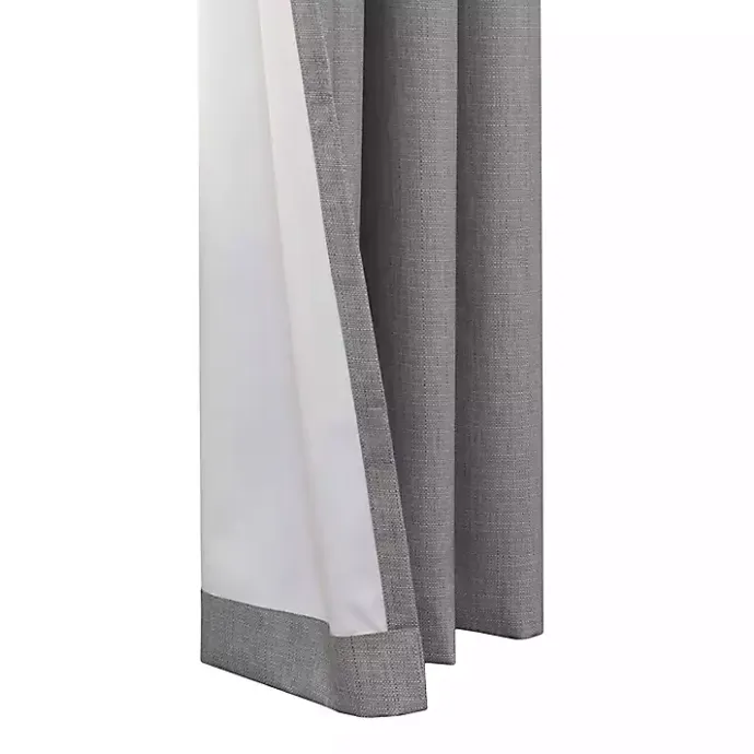 Best Kirklands Home Thatched Blackout Curtain Panel, 63 in. Gray