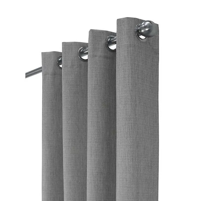 Clearance Kirklands Home Thatched Blackout Curtain Panel, 95 in. Gray